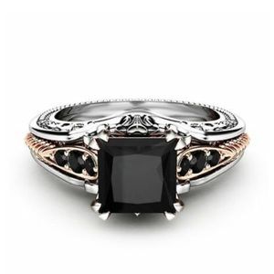 NEW 925 Sterling silver 2.10ct Black Sapphire Ring